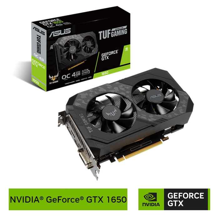 Asus TUF Gaming GeForce® GTX 1650 OC Edition 4GB GDDR6 Graphic Card