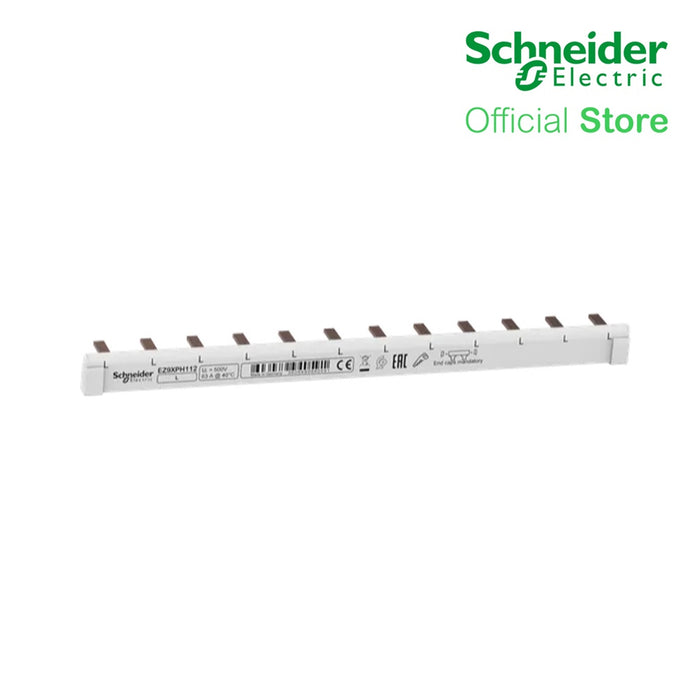 Schneider Easy9 Comb Busbar 1P 12 Modules Connection Comb (EZ9XPH112)