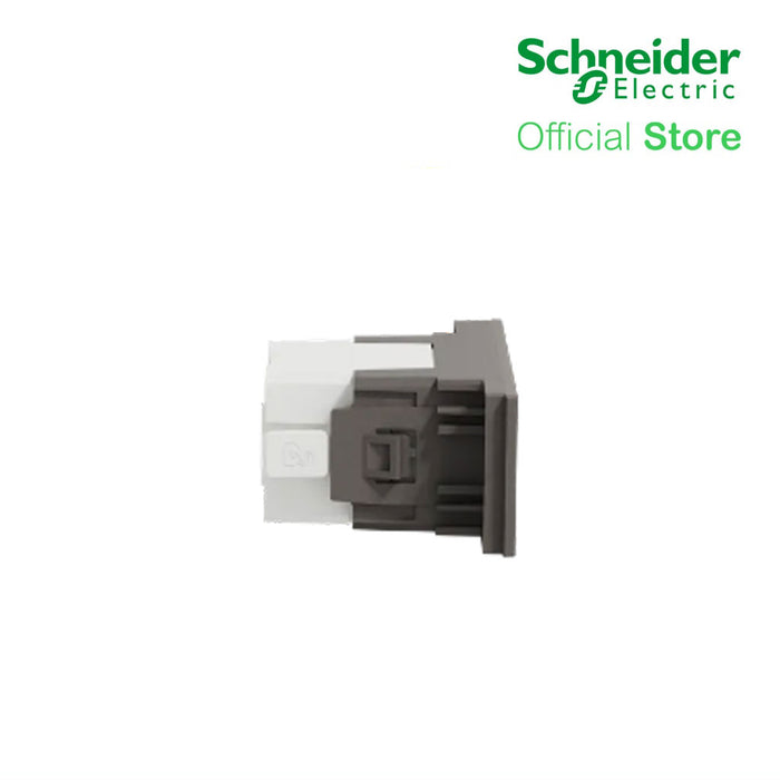 Schneider Socket Outlet Avataron A Universal 16A 250V 2 Pin S Sized Black M3T426US-BK