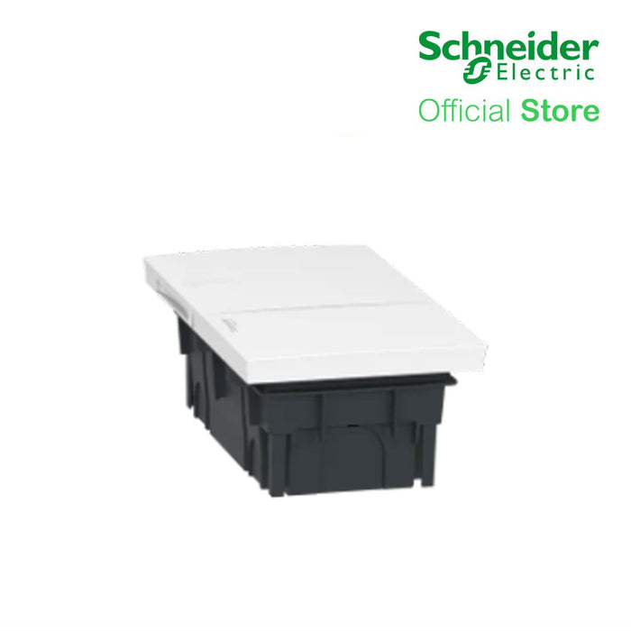 Schneider Enclosure Resi9 MP Flush Mounting 1 Row Of 4 Modules IP40 (MIP22104)