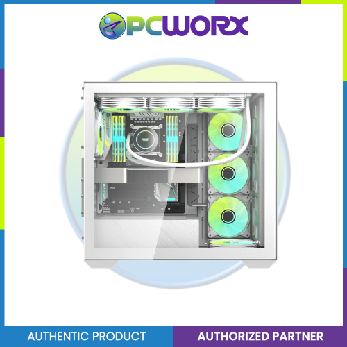 Darkflash DLX4000 Glass Selection PC Case White