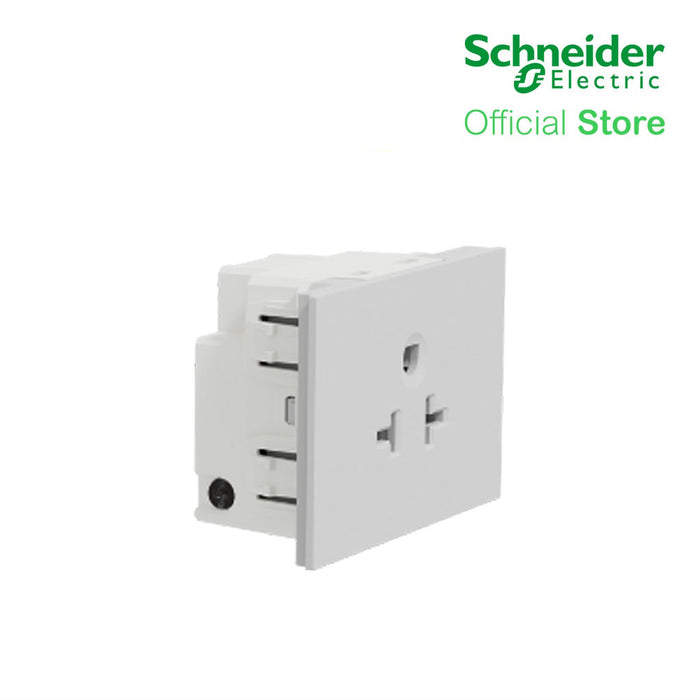 Schneider Socket Outlet Avataron A American 20A 250V 3 Pin 2S Sized Grey M3T426MPH-GY