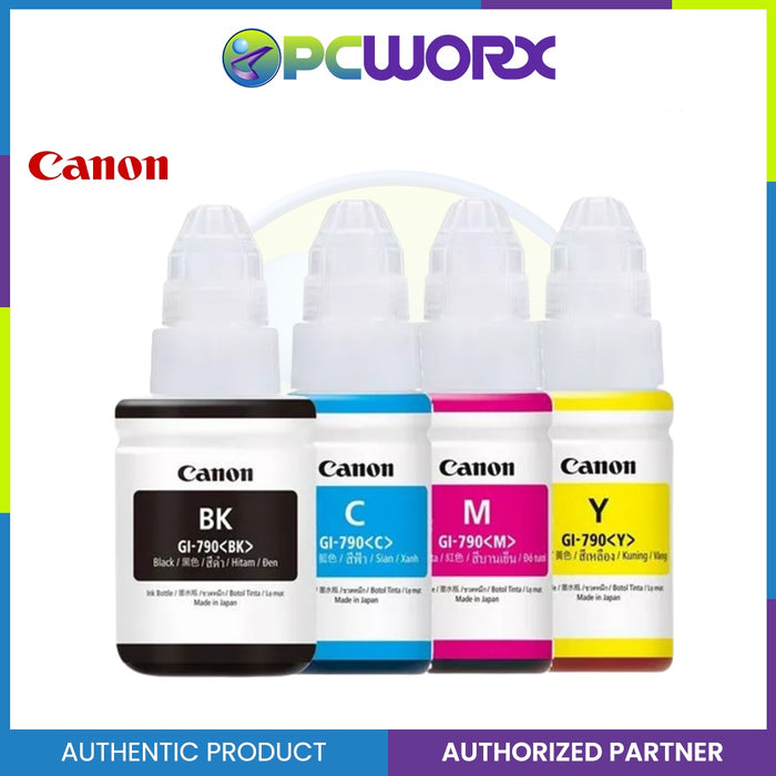 Canon GI-790 Black / Cyan / Magenta / Yellow Inks