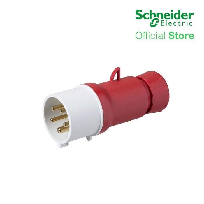 Schneider PratiKa 32 A - 3P + N + E - 380/415 V AC - IP44 Wander Plug PKE32M435