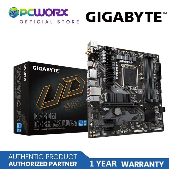 Gigabyte GA-B760M-DS3H-AX-DDR4 LGA1700 m-ATX