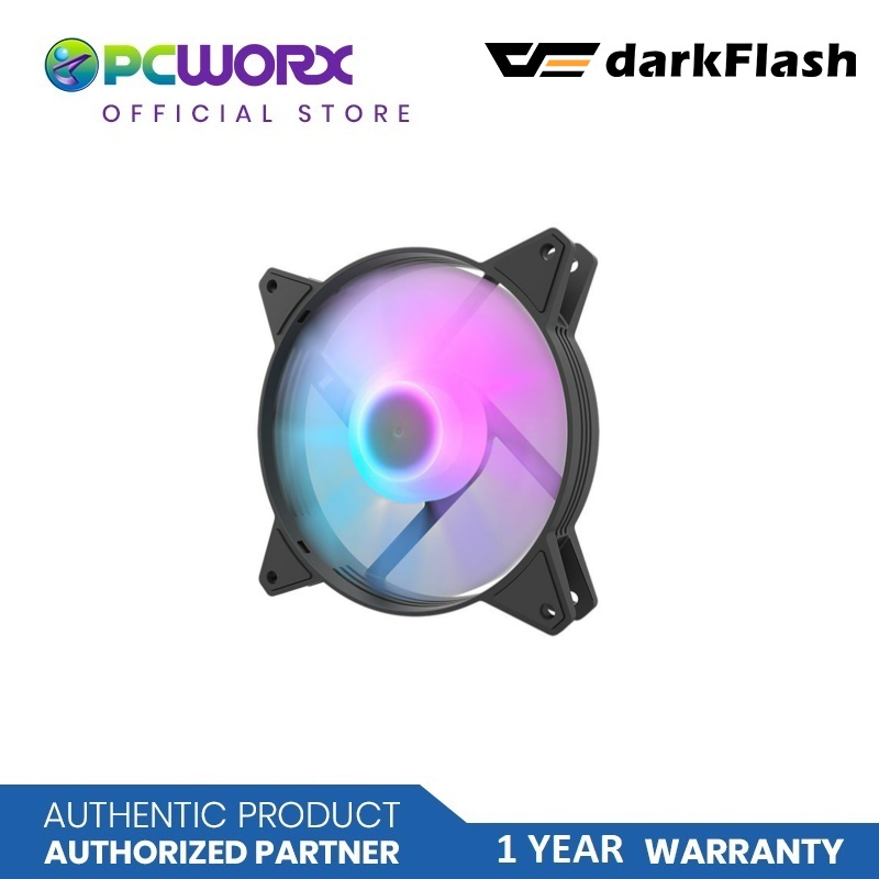 DARKFLASH C6 Single Fan A-RGB Single Mode Cooling Fan | Computer Cooling Fan - Desktop Cooling Fan | Cooling Fan | Case Cooling Fan