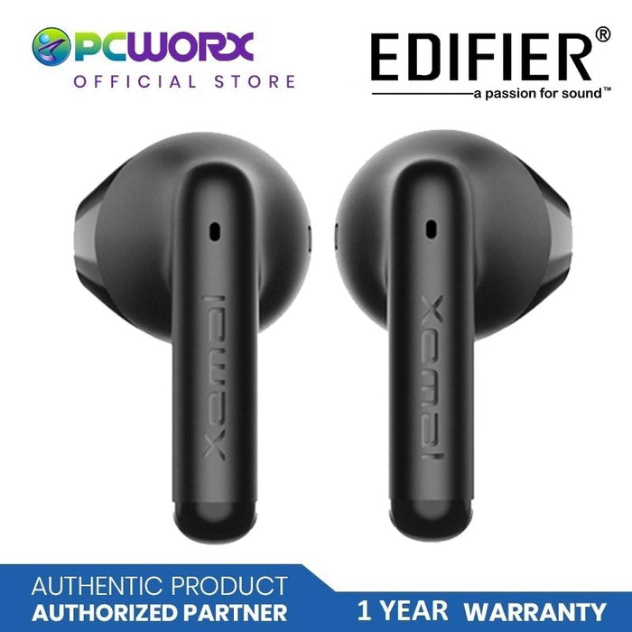 Edifier X2 True Wireless Earbuds Headphones Black | Wireless Earbuds Bluetooth 5.1 Headphones with Charging Case | Waterproof Stereo |  Earphones in-Ear Headset Deep Bass |  Built-in Mic for iPhone Android iOS |  Black