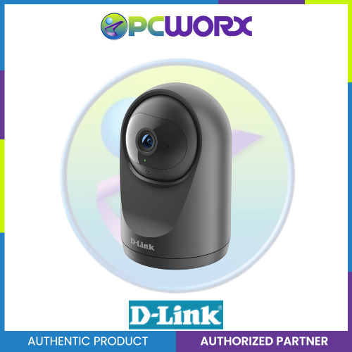 D-Link DCS-6500LH Compact Full HD Pan Tilt Wi-Fi Camera Full HD 1080P 360 Blk