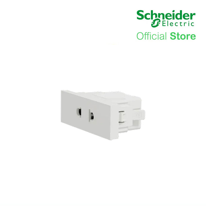 Schneider Socket Outlet AvatarOn A Universal 16A 250V 2 Pin S Sized White M3T426US-WE