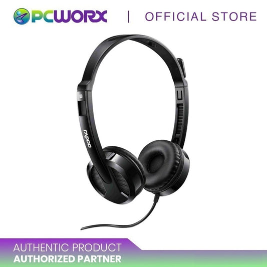 Rapoo H100 3.5mm Audio Port/H120 USB Wired Stereo Headset
