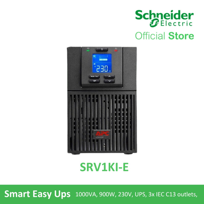 APC SRV Smart UPS Easy UPS On-Line 900W/1800W/2700W | Uninterrupted Power Supply | APC UPS