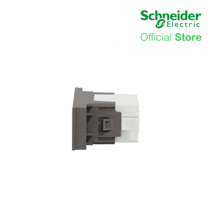 Schneider Socket Outlet Avataron A Universal 16A 250V 2 Pin S Sized Black M3T426US-BK