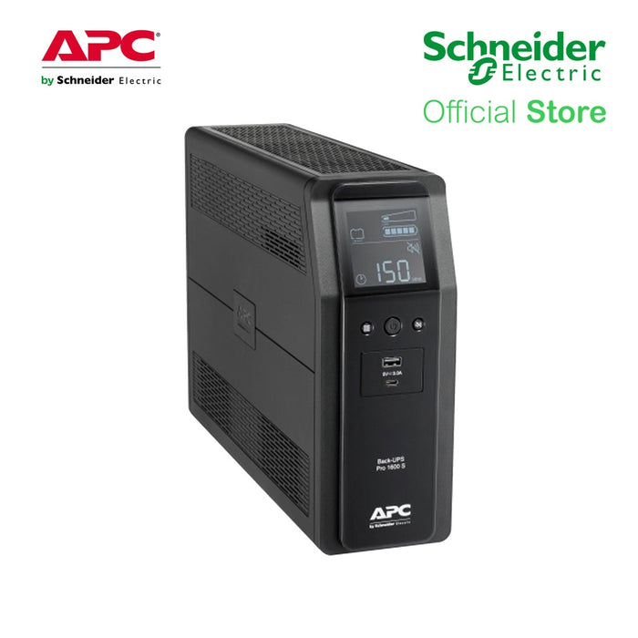 APC UPS BR1600SI BLack Pro 1600VA 960W Line Interactive - GAMING UPS