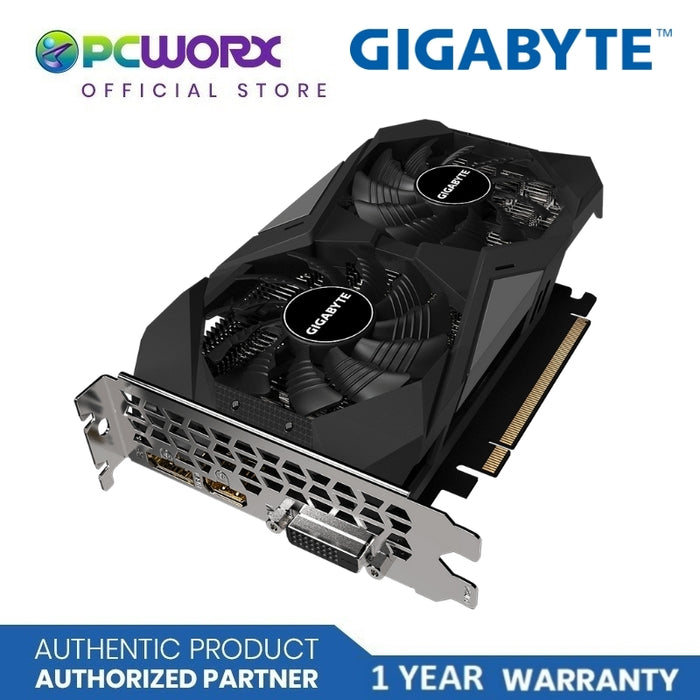 Gigabyte GV-N1656WF2OC-4GD GeForce® GTX 1650 D6 WINDFORCE OC 4G GDDR6 128bit Graphics Card