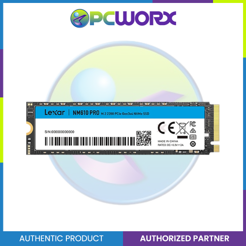 Lexar LNM610P500G-RNNNG NM610 Pro 500GB M.2 NVME SSD