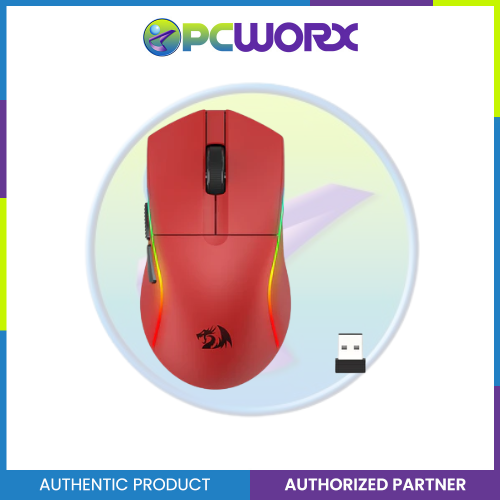 Redragon Deicide Lite M816R-LIT Tri-Mode Ultra Lightweight Gaming Mouse Red