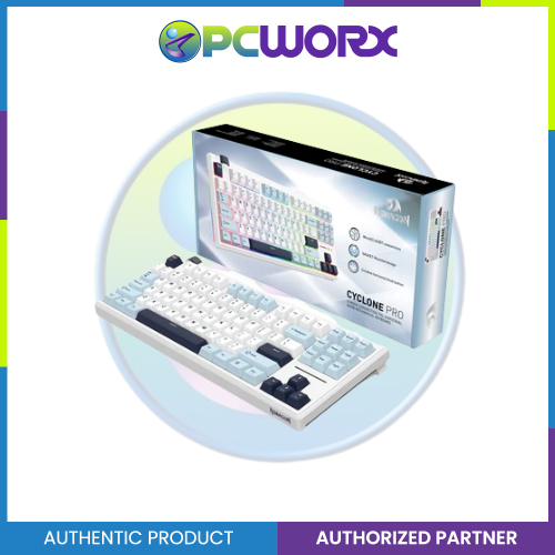 Redragon Cyclone Pro K716WBL-RGB-PRO Mechanical Keyboard White