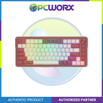 Redragon K673WR-RGB-MAX Ucal Max Mechanical Keyboard with Knob White/Red