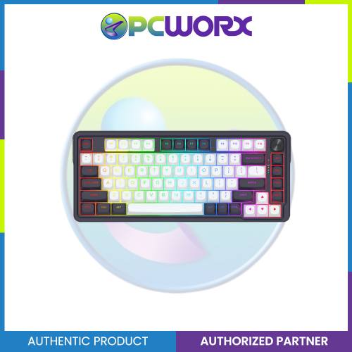 Redragon K673WB-RGB-MAX Ucal Max Mechanical Keyboard with Knob White/Black