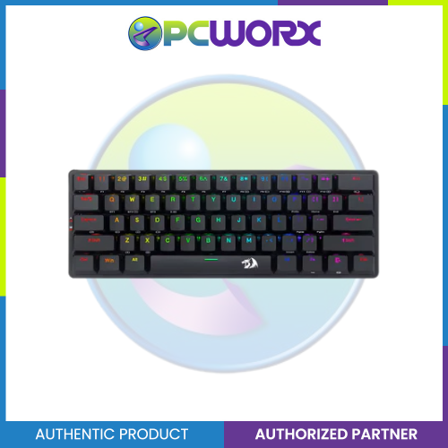 Redragon K615P-KBS Elise Pro Tri-Mode RGB 60% Mechanical Gaming Keyboard