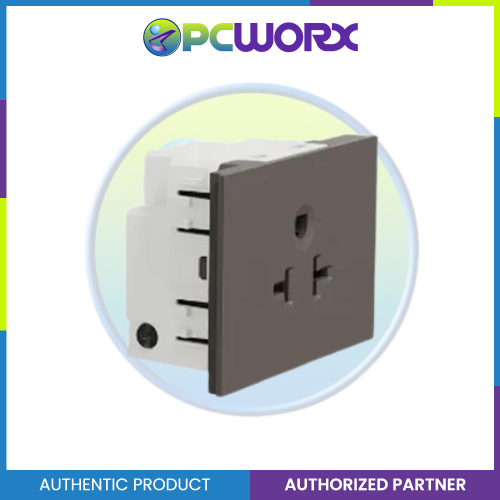 Schneider Socket Outlet Avataron A American 20A 250V 3 Pin 2S Sized Black M3T426MPH-BK