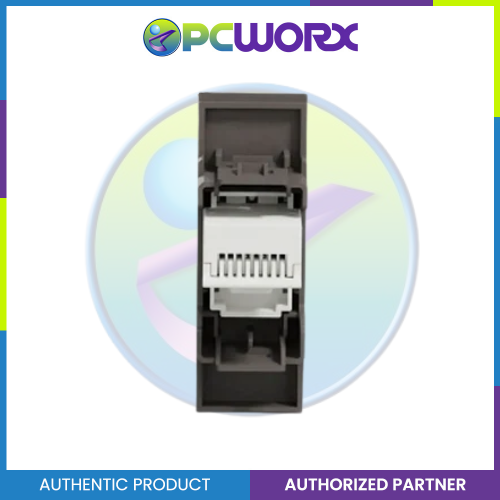 Schneider Telephone Socket AvatarOn With Shutter BLK M3T1RJ4M-BK
