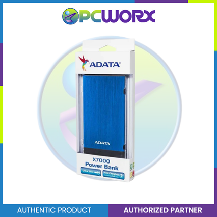 Adata AX7000 Powerbank Blue | 7000mAh, blue | Adata Powerbank | Powerbank | Power Banks