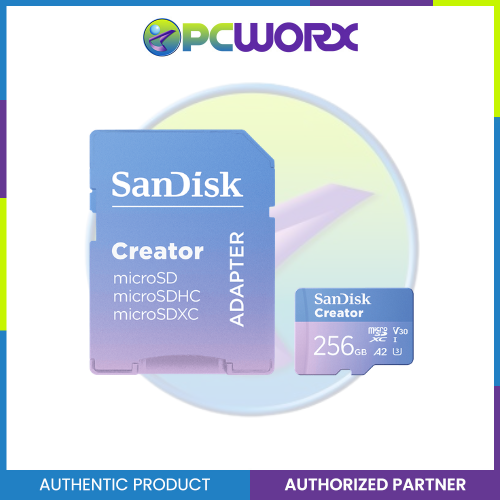 Sandisk SDSQXAV-256G-GN6MS 256GB Extreme SD V30 130MB Creator Card w/ Adapter