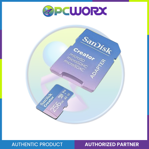 Sandisk SDSQXAV-256G-GN6MS 256GB Extreme SD V30 130MB Creator Card w/ Adapter