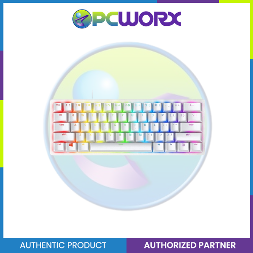 Razer RZ03-03390300-R3M1 Huntsman Mini Mercury Gaming Keyboard ClickyPurple FRML