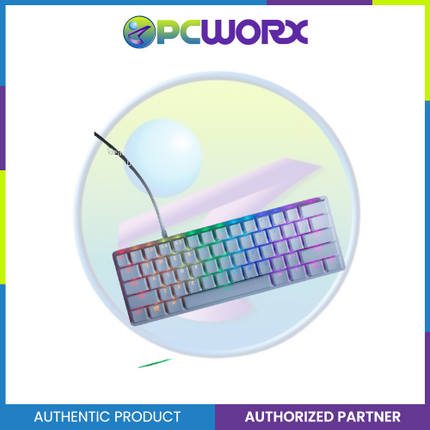 Razer RZ03-03390300-R3M1 Huntsman Mini Mercury Gaming Keyboard ClickyPurple FRML