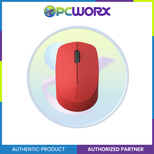 Rapoo M100 Silent Multi Mode Optical Mouse Red