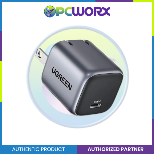 Ugreen CD318/90902 Nexode Mini 20W USB-C PD GAN Tech Fast Charger Space Grey