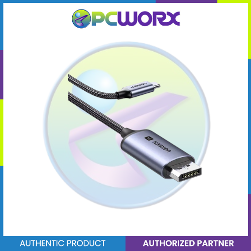 Ugreen CM556/25157 USB-C to DisplayPort  8K Cable 1Meter Gray Black