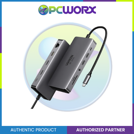 Ugreen CM639/45520 11in1 Hub Revodok USB-C to 2xUSB-C3.2+USBA