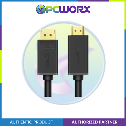 Ugreen DP101/10203 Display Port Male - HDMI Male 3Meters Black