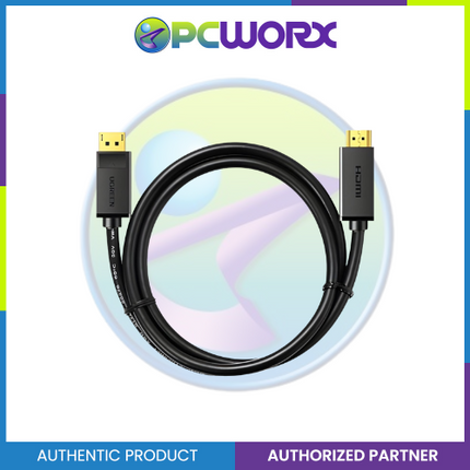 Ugreen DP101/10203 Display Port Male - HDMI Male 3Meters Black