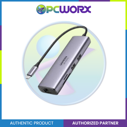 Ugreen CM512/60515 7in1 USB-C to 2xUSB 3.0 Converter Multifunction Adapter