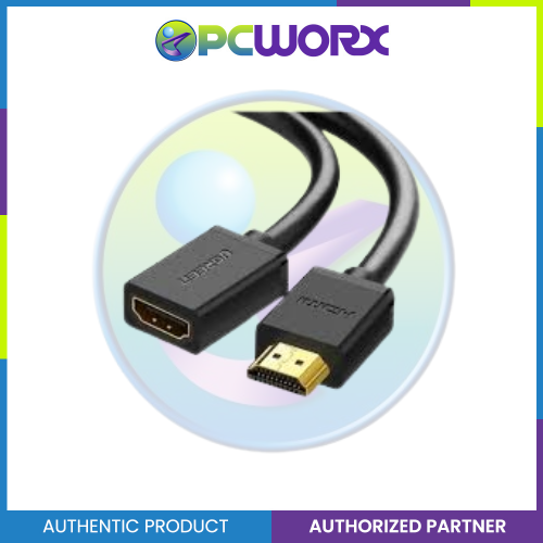 Ugreen HD107/10141 HDMI Male to Female Extension Cable 1Meter Black