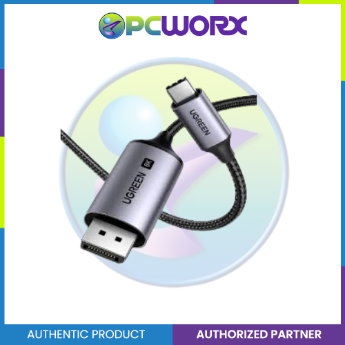 Ugreen CM556/25839 USB-C to DisplayPort 8K Cable 3Meters Black