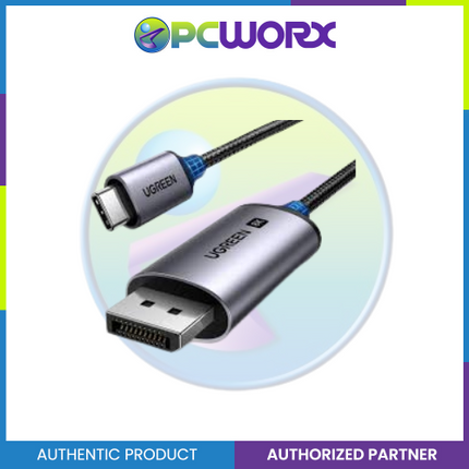 Ugreen CM556/25839 USB-C to DisplayPort 8K Cable 3Meters Black