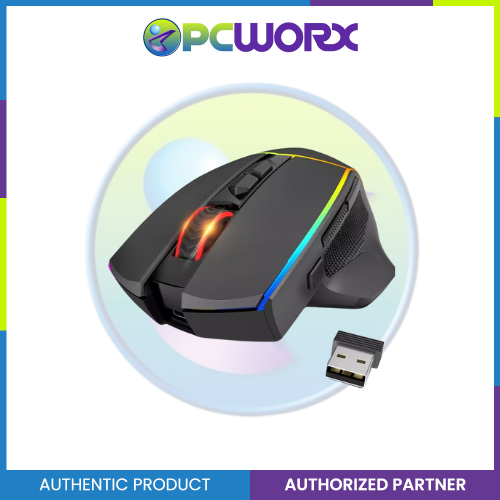 Redragon M814RGB-PRO AXE PRO TRI-MODE Mouse Black