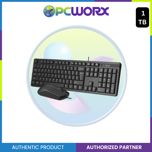 A4Tech KRS-3330 USB Keyboard and Mouse Black