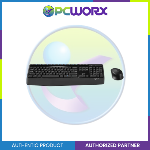 Logitech MK345 Wireless Keyboard and Mouse Black