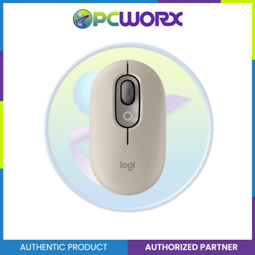 Logitech Pop Mouse With Emoji Lilac