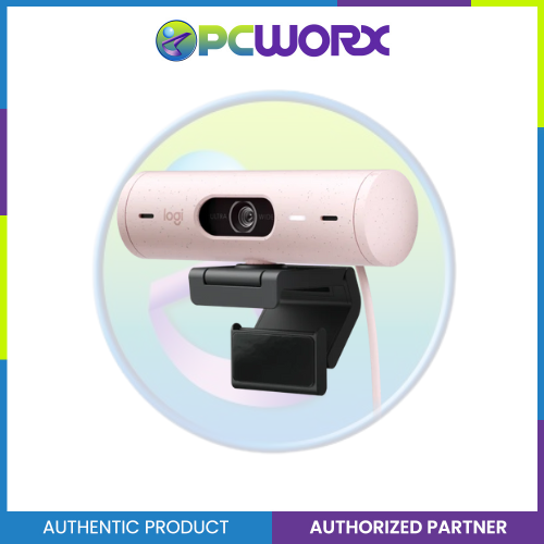 Logitech Brio 500 Full HD 1080P Webcam Rose