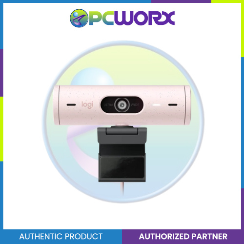 Logitech Brio 500 Full HD 1080P Webcam Rose