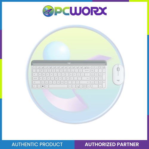 Logitech MK470 Slim Wireless Keyboard Off-White