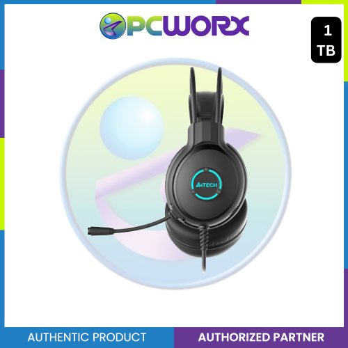 A4Tech FH300U Fstyler Neon Backlit Headphone USB Black