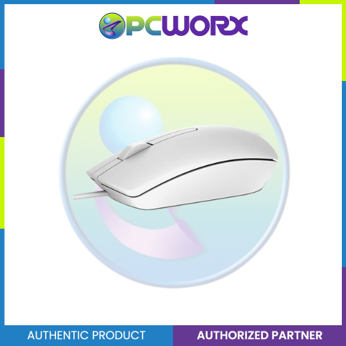 Dell MS116 USB Optical Mouse White